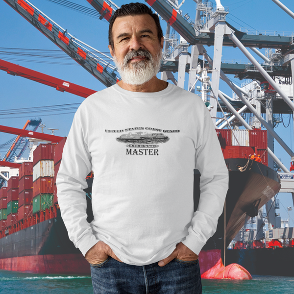 US CG Master on Gildan Long Sleeve T-Shirt
