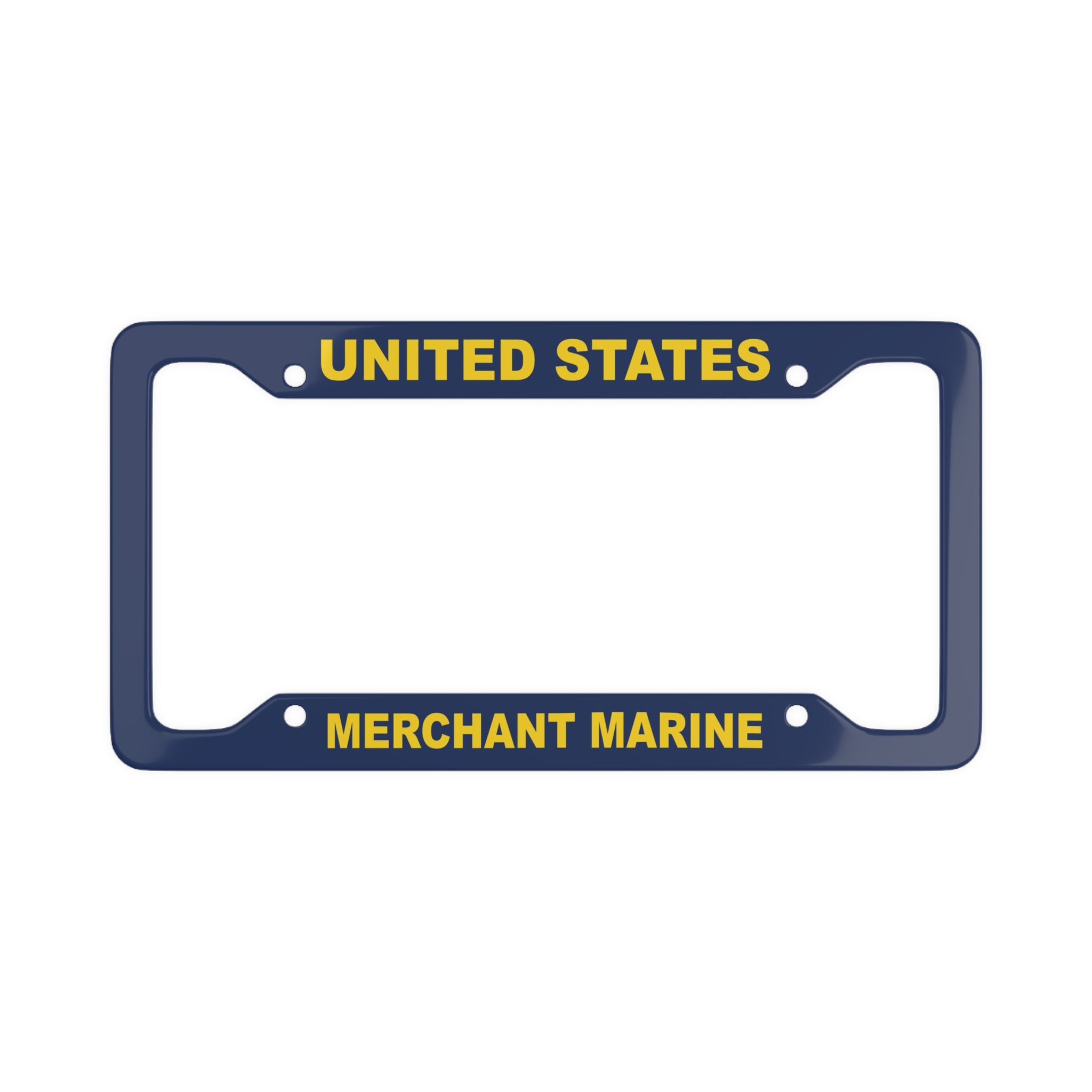 License Plate Frame United States Merchant Marine