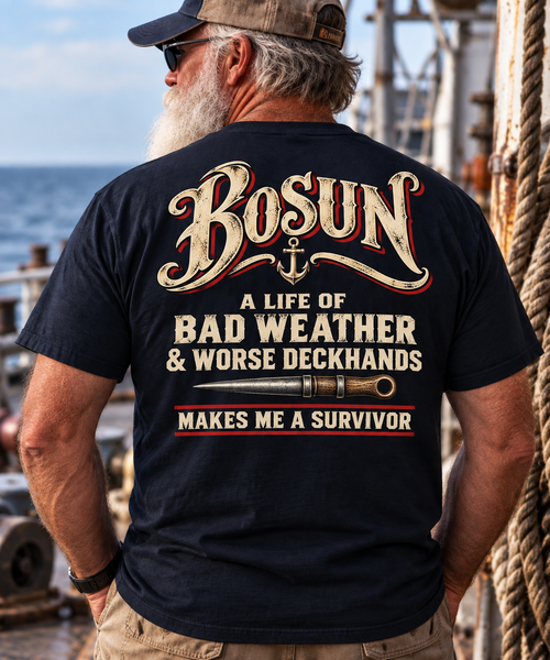 Bosun Survivor Back Print T-Shirt