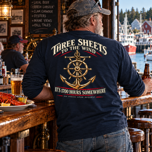 3 Sheets  Long Sleeve T-Shirt