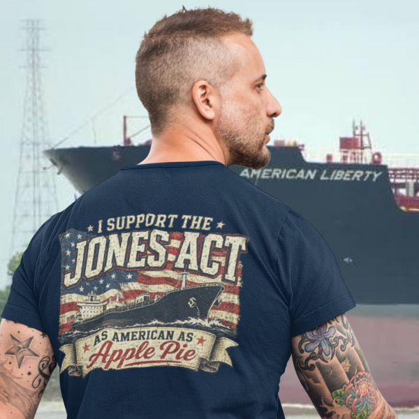 As American as Apple Pie   (Back Print)  T-Shirt