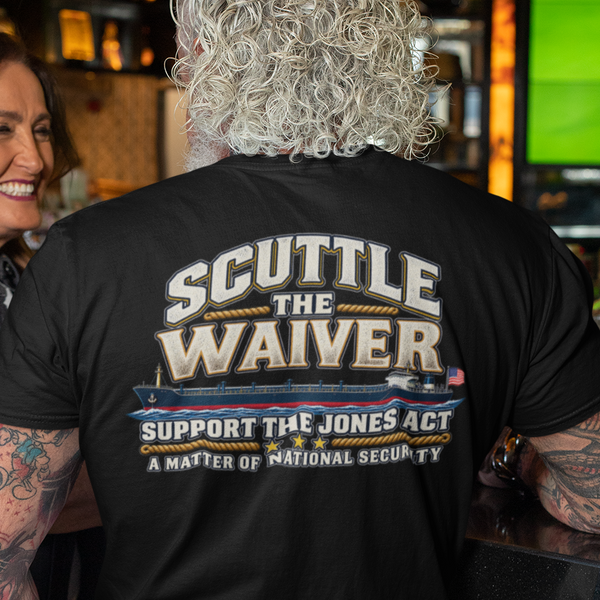 Scuttle the Waiver on Back Print