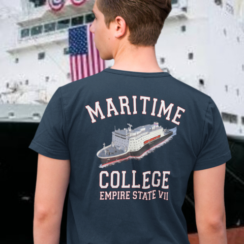 Maritime College T-Shirt  Back Print
