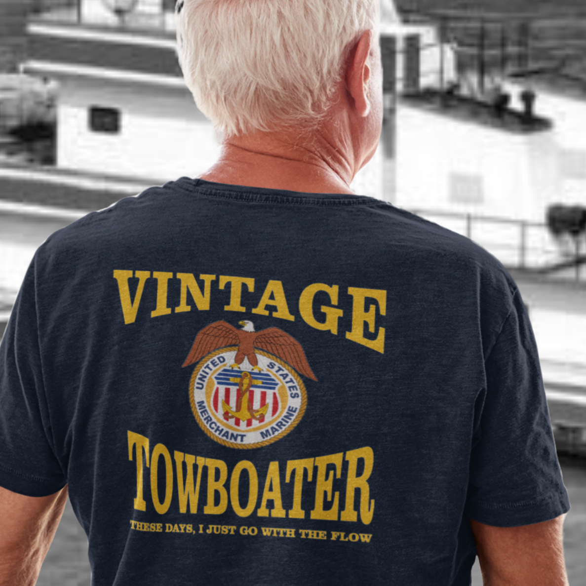 Merchant Marine Retired Logo T-Shirt Merchant Marine Retired Logo T-Shirt