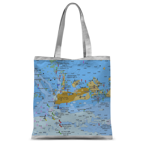 Key West Classic Sublimation Tote Bag