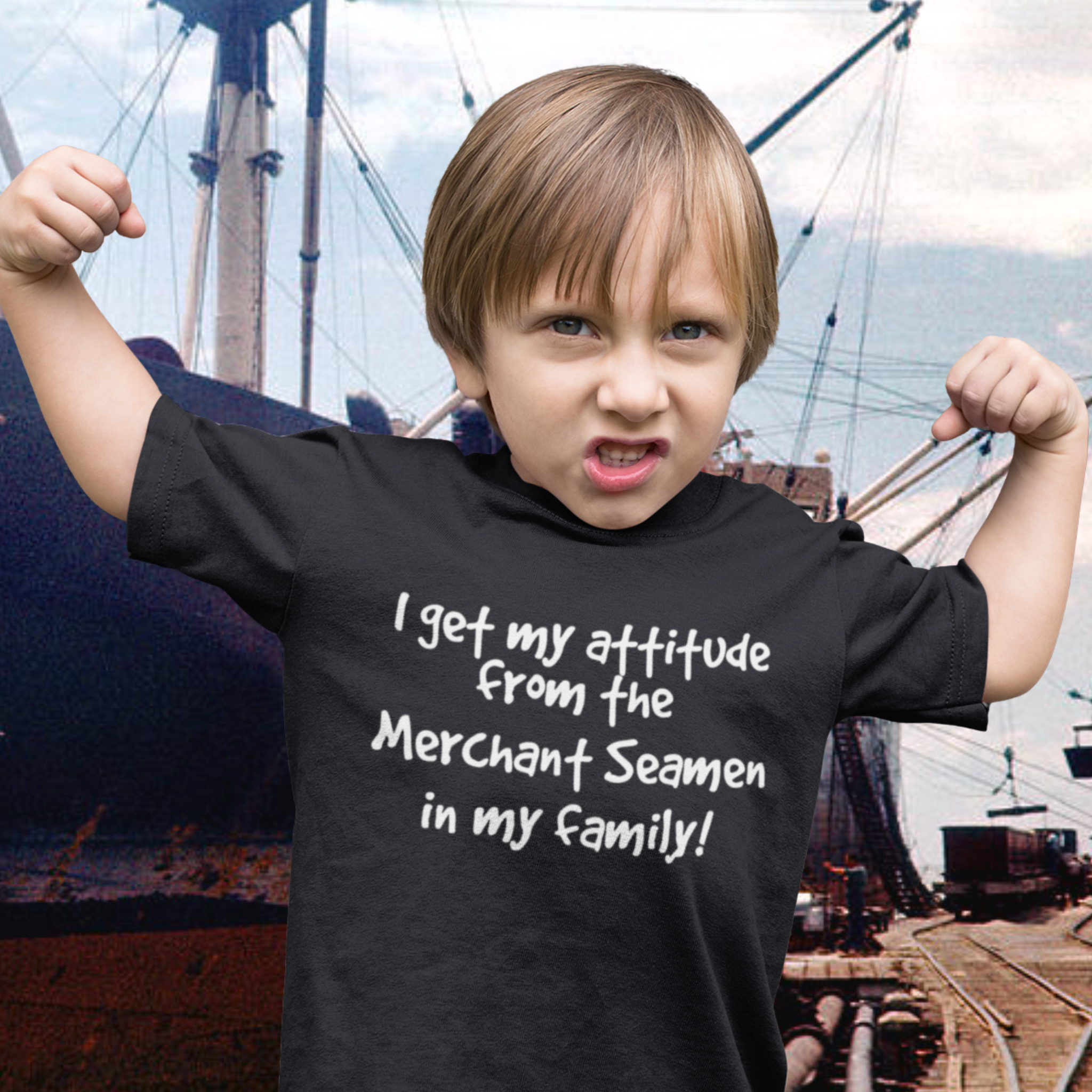 Attitude Seamen Youth T-Shirt