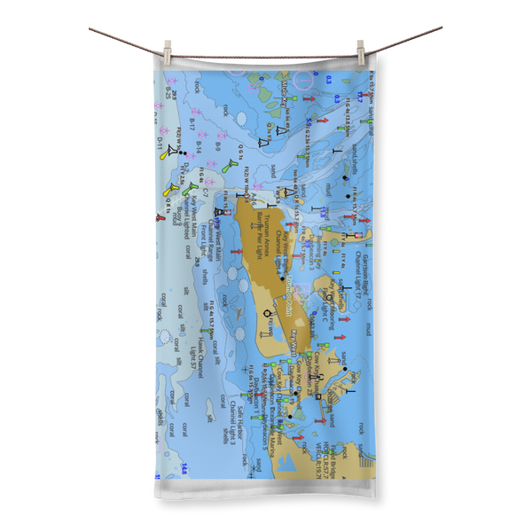 Key West Sublimation All Over Towel