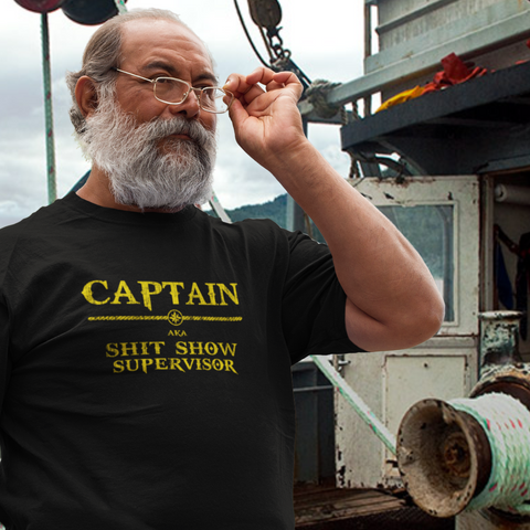 Fish Boat Cap'n T-Shirt