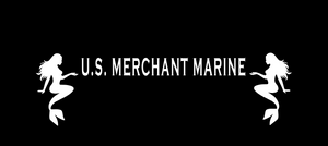 U.S. Merchant Marine with sitting mermaids either side