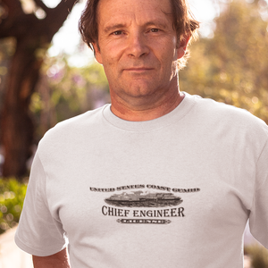 chief engineer license United States Merchant Marine Navy Nautical & Maritime T- Shirt design