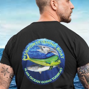 Ocean Tug Fishing  T-Shirt