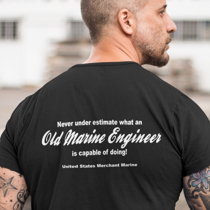 Merchant Marine Retired Logo T-Shirt Merchant Marine Retired Logo T-Shirt