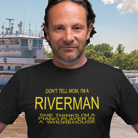 Riverman Piano Player T-Shirt