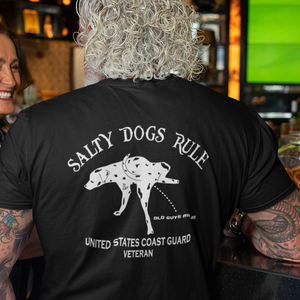 Salty Dogs Rule Coast Guard T-Shirt