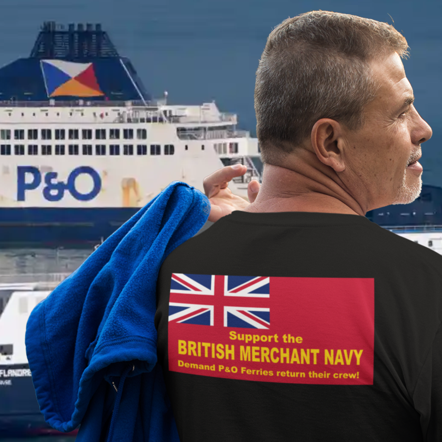 Support the British Merchant Navy T-Shirt