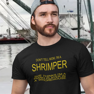 Shrimper Piano Player T-Shirt