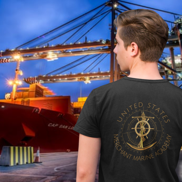 USMMA Compass / Anchor / Wheel T-Shirt